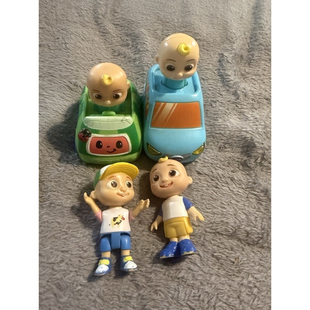 Lot Of 4 Cocomelon Figures‎ Nickelodeon